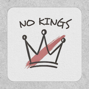 Democracy Has no King Librety Status USA  Patch