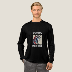 Democracy Has no King Librety Status USA Tri-Blend Shirt