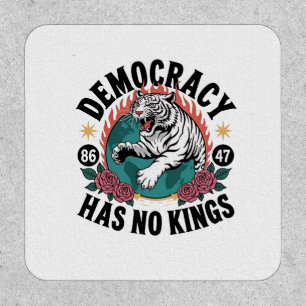 Democracy Has No Kings 86 47 Tiger Patch