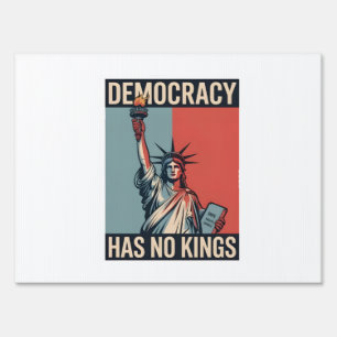 Democracy Has No Kings Liberity Status American Sign