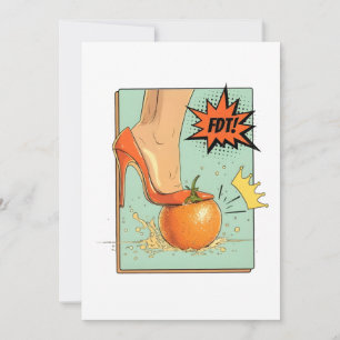Democracy Has No Kings USA American Protest  Thank You Card