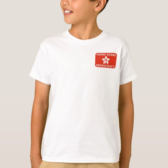Democracy Hong Kong Flag T-Shirt (Front)