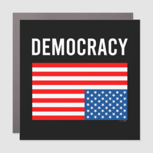 Democracy In Distress Car Magnet