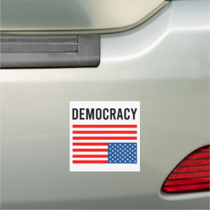Democracy In Distress Car Magnet