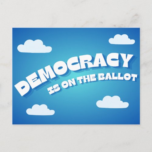 Democracy Postcard