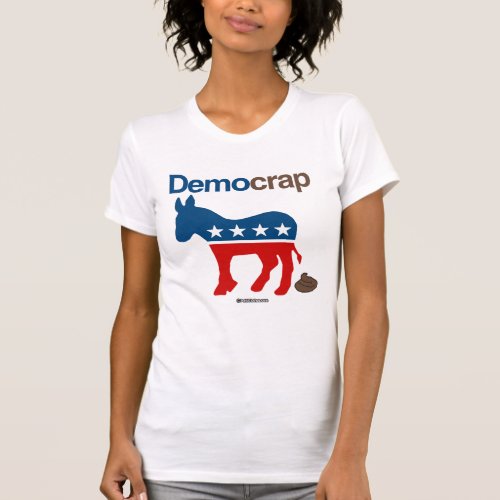 DEMOCRAP_ _ Politiclothes Humor _png T_Shirt