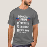 Democrat Agenda T-shirt at Zazzle