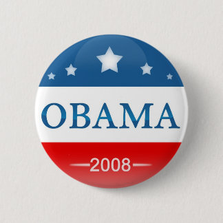 Democrat Barack Obama 2008 Pinback Button