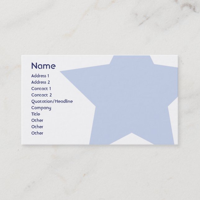 Democrat - Business Card (Front)