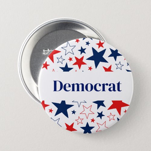Democrat Button Pin