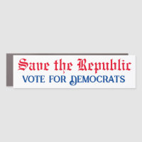 Democrat Car Magnet