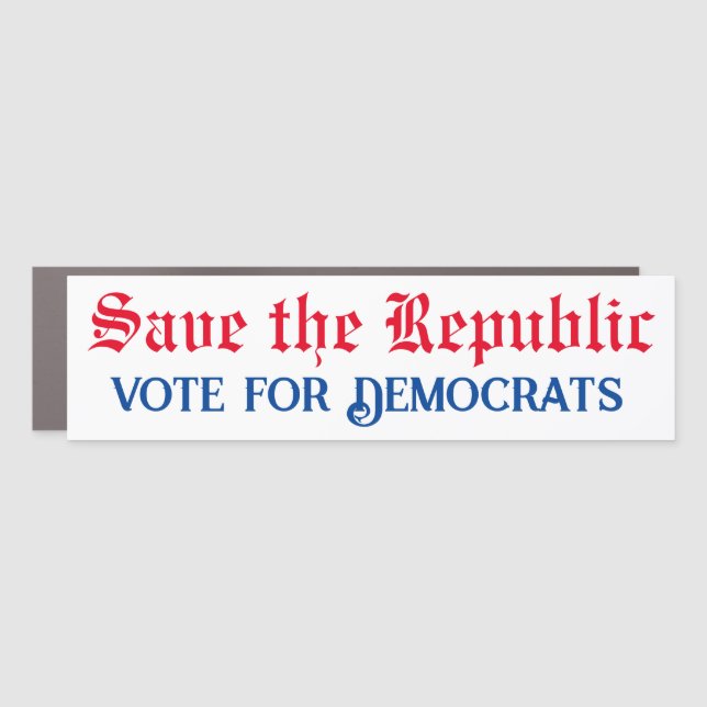 Democrat Car Magnet (Front)