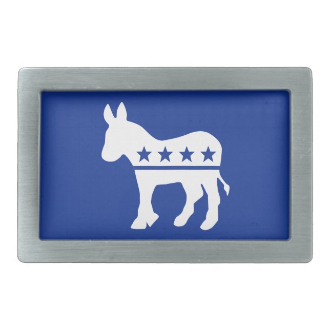 Democrat Donkey Belt Buckle (Front)
