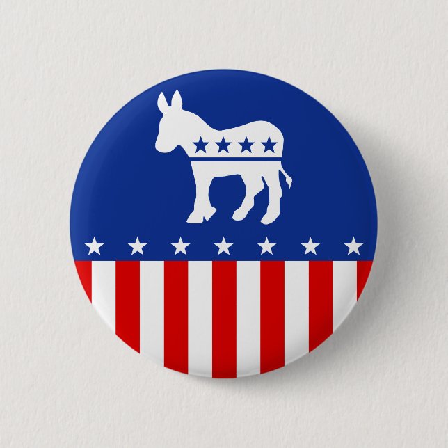 Democrat Donkey Button (Front)