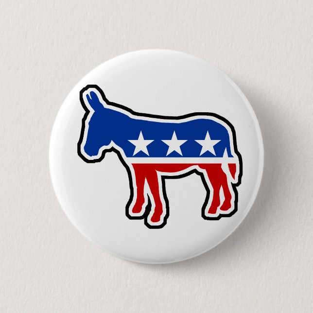 Democrat Donkey Button (Front)