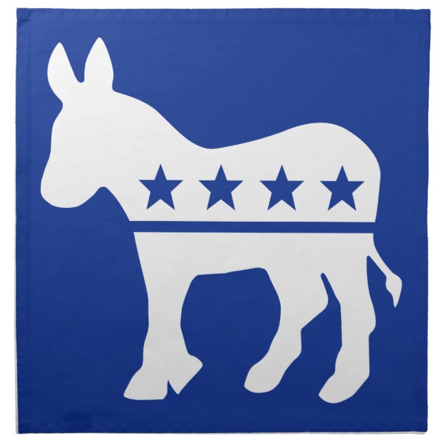 Democrat Donkey Cloth Napkin (Front)