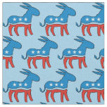 Democrat Donkey Fabric