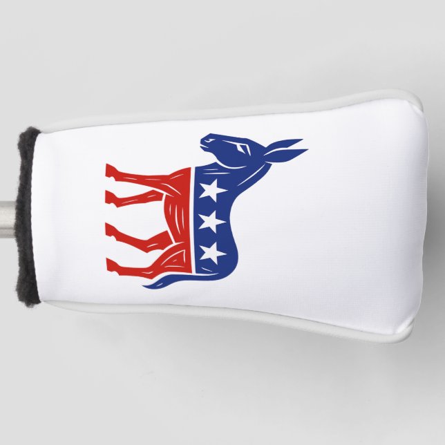 Democrat Donkey Golf Putter Cover (Front)