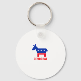 Democrat Donkey Keychain
