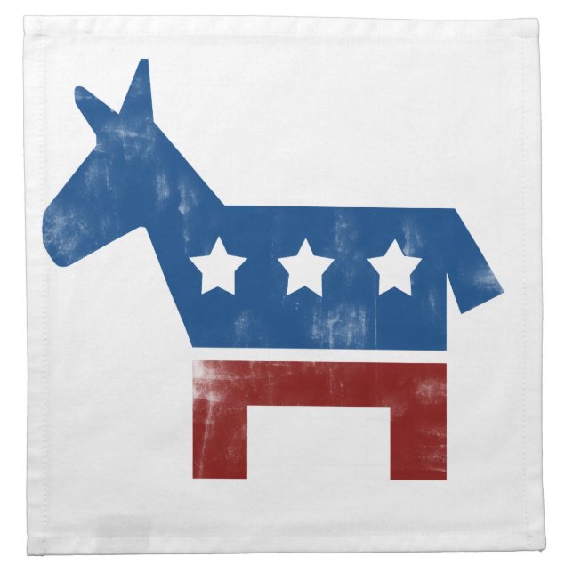 Democrat Donkey logo Napkin (Front)