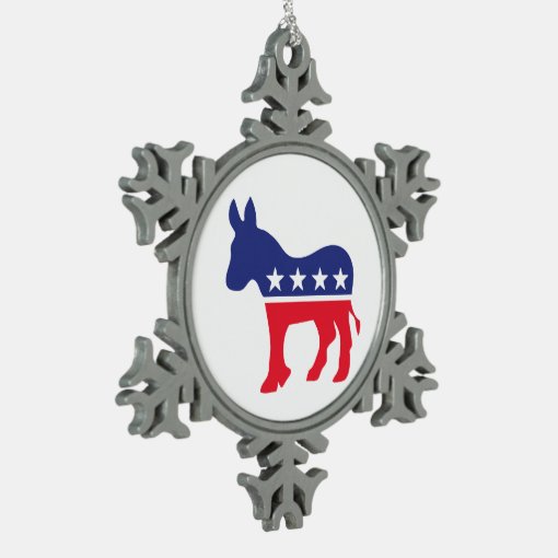 Democrat Christmas Ornament 