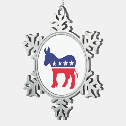 Democrat Christmas Ornament 