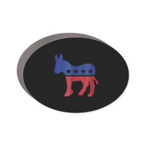 Democrat Donkey Look Democratic Support Car Magnet