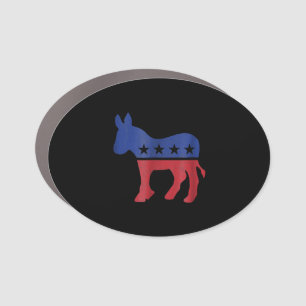 Democrat Donkey Look Democratic Support Car Magnet
