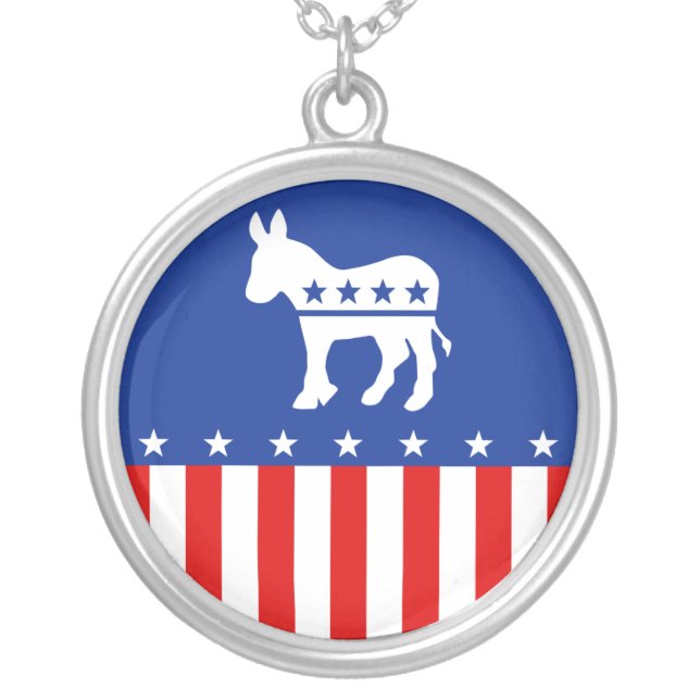 Democrat Donkey Necklace (Front)