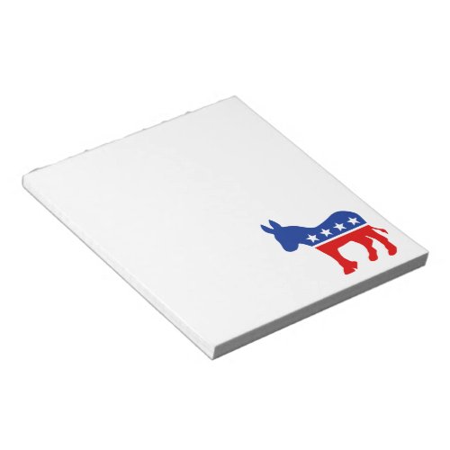 Democrat Donkey Notepad