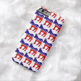 Democrat Donkey Pattern Barely There iPhone 6 Case