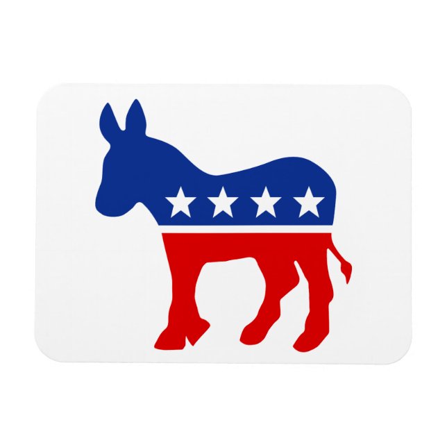 Democrat Donkey Premium Magnet (Horizontal)