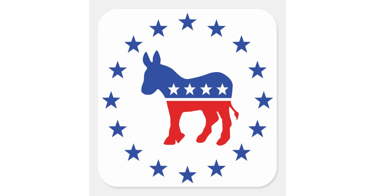 Donkey Cookie Cutter Democrat Gifts Set 2 Kitchen Towels Vote 2020 Sticker
