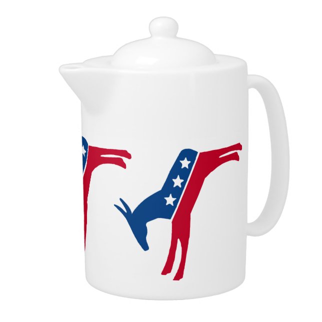 Democrat Donkey Teapot (Right)