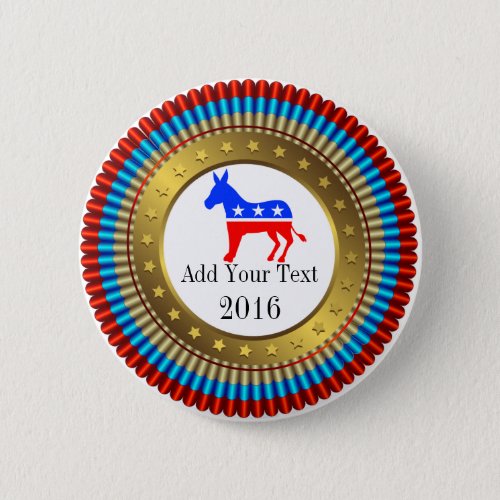 Democrat Election Button _ srf