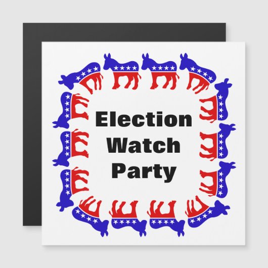 Democrat Election Watch Party (Front/Back)