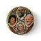 Democrat Family Quadragate 3-Inch Button