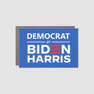 Democrat for Biden Harris Car Magnet