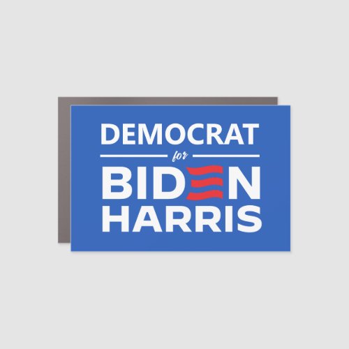 Democrat for Biden Harris Car Magnet