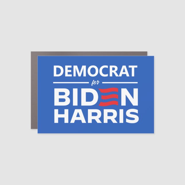 Democrat for Biden Harris Car Magnet (Front)