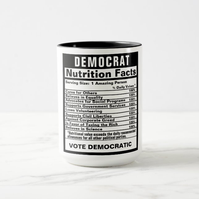 Democrat Funny Gift Mug (Center)