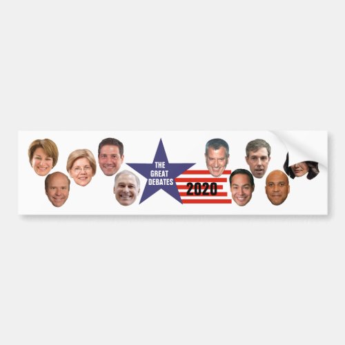 Democrat Great Debate 2020 Bumper Sticker
