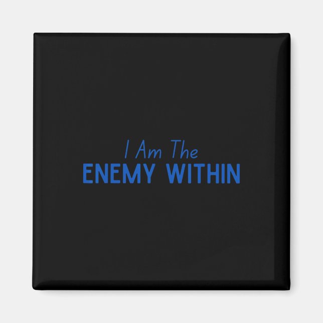 Democrat Kamala Enemy Within Anti-trump Left Wing  Magnet (Front)