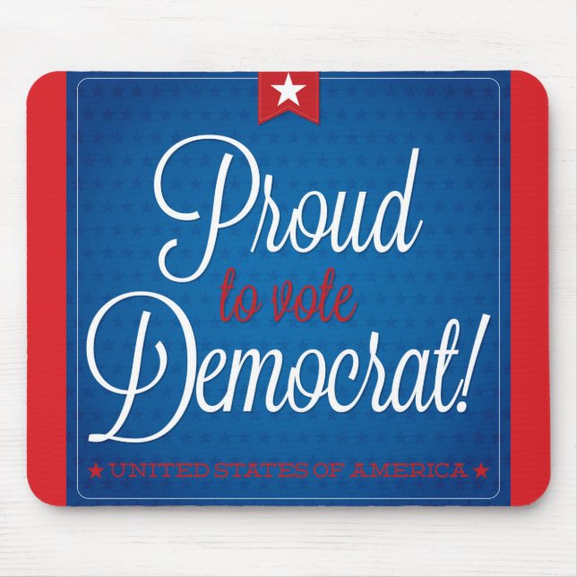 Democrat Mouse Pad (Front)