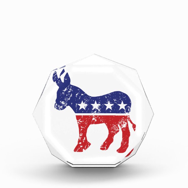 Democrat Original Donkey Distressed Award (Front)