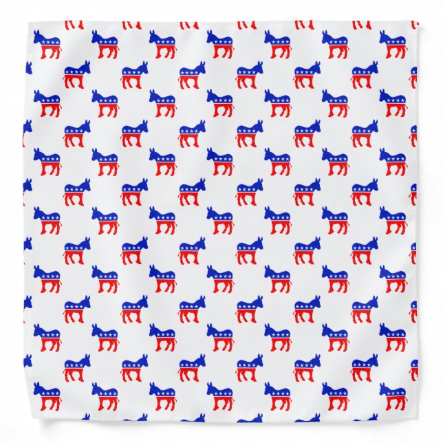 Democrat Party Donkey Bandana (Front)
