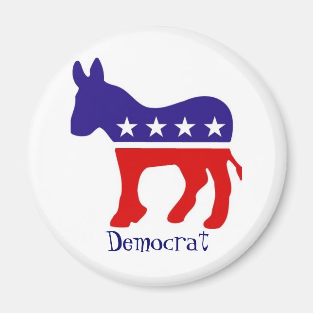 Democrat Party Donkey Magnet (Front)