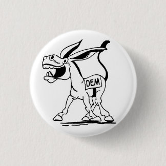 democrat pinback button