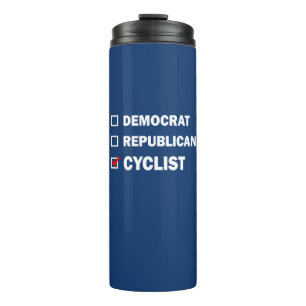 Democrat Republican Cyclist Thermal Tumbler