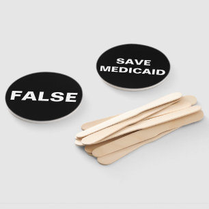 Democrat Signs Hand Fan